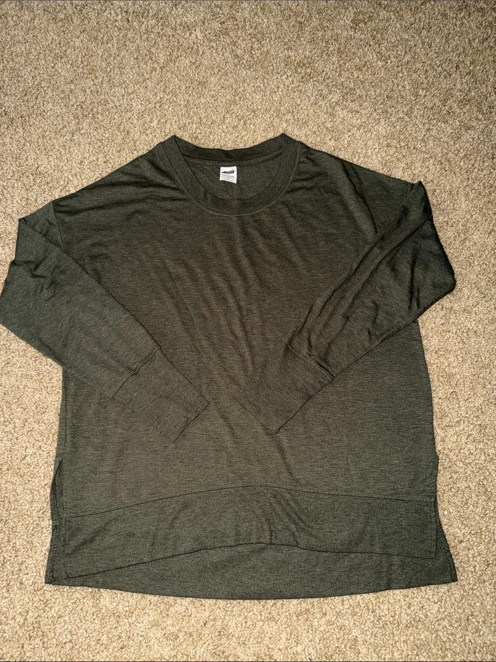 Avia Olive Green Crewneck Sweater